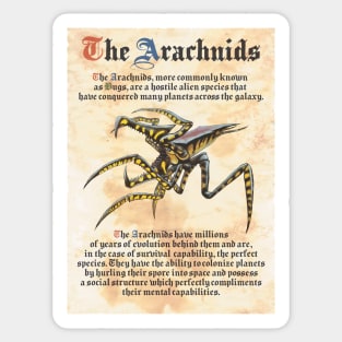 Starship Troopers (1997) Medieval Book Print Sticker